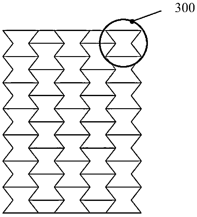 Phononic crystal negative Poisson's ratio honeycomb vibration isolation and shock resistance device