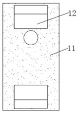 Decorative accessory spraying tool with circular hole structure