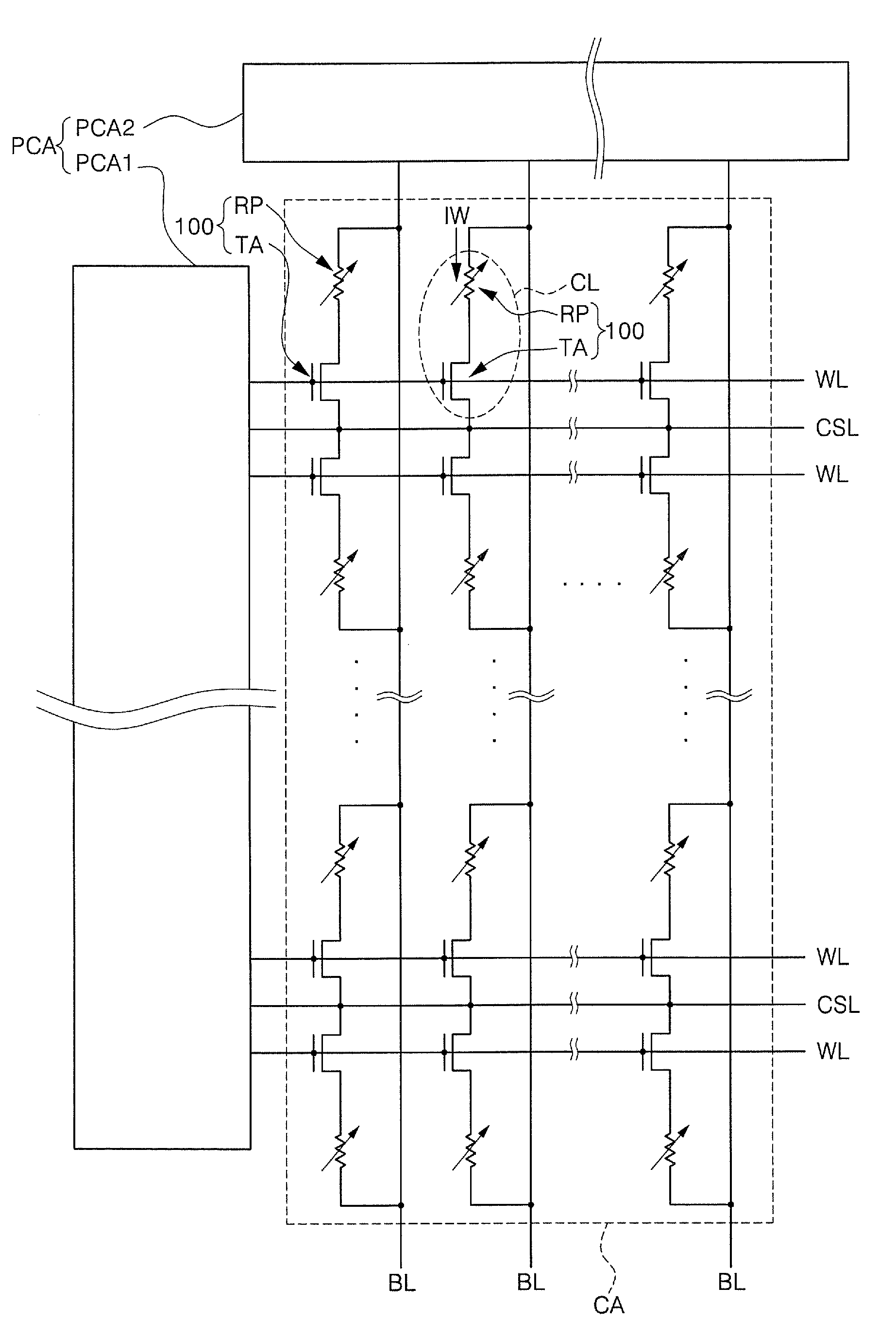 Phase Change Memory Cell Employing a GeBiTe Layer as a Phase Change Material Layer, Phase Change Memory Device Including the Same, Electronic System Including the Same and Method of Fabricating the Same