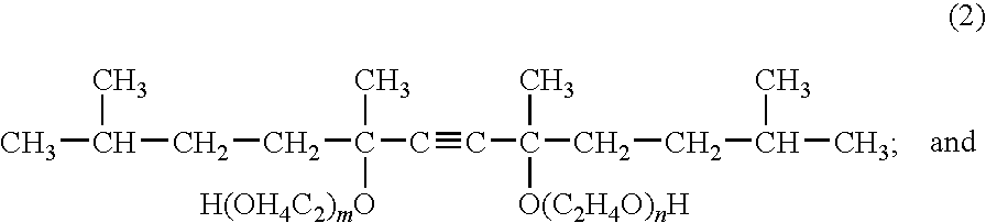 Protective coating containing acetylene compound