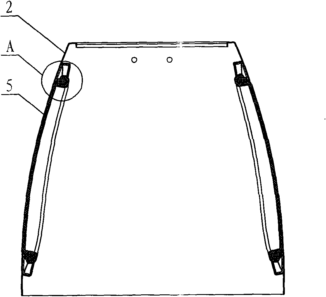 Water window assembly structure of electric kettle