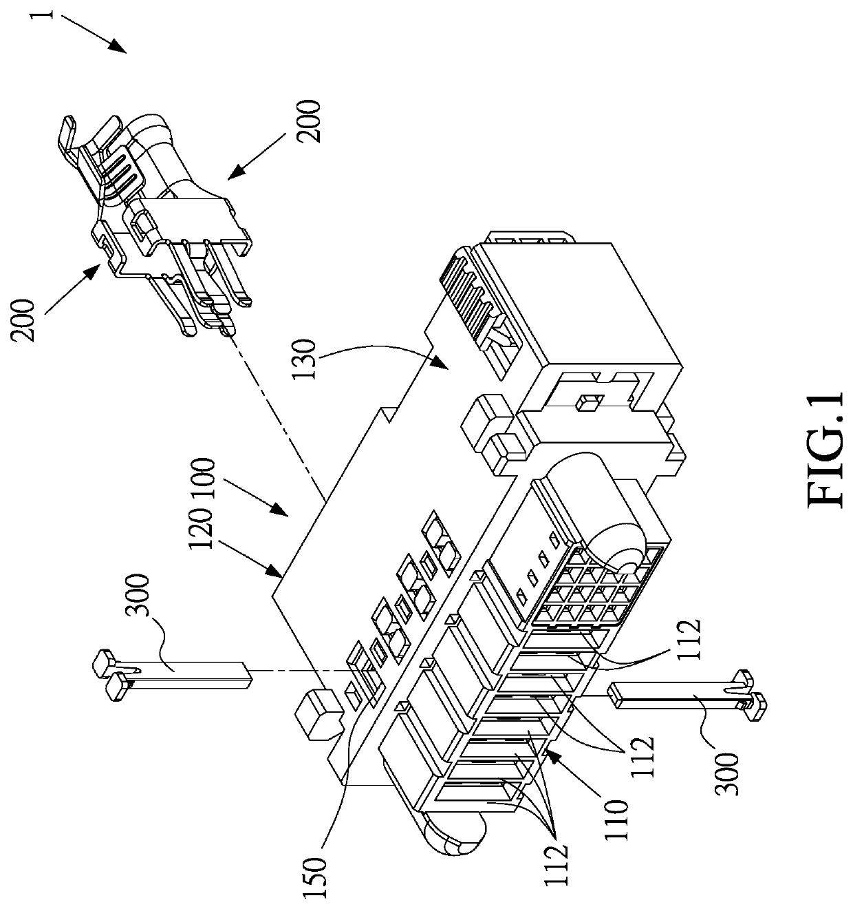 Electrical connector with reduce distance between electrical terminals