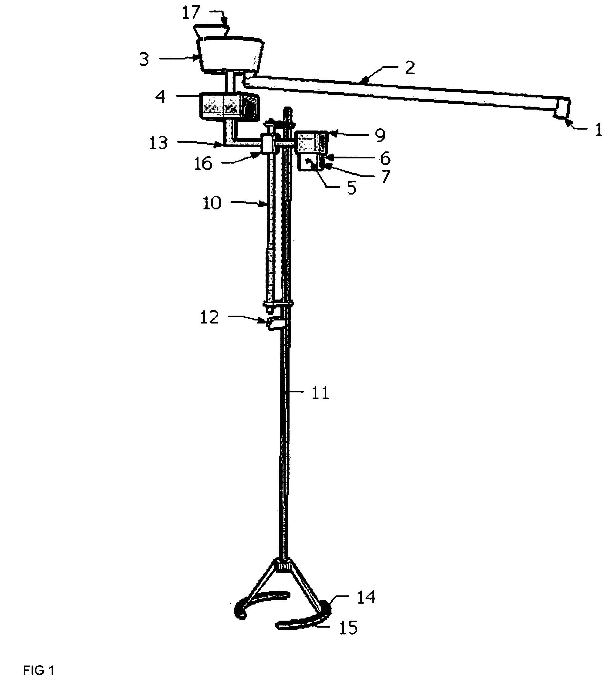 Tennis serve ball machine cum training device