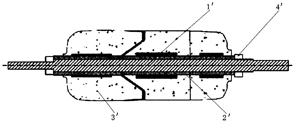 A method for forming the charge combustion chamber of a double-pulse ...