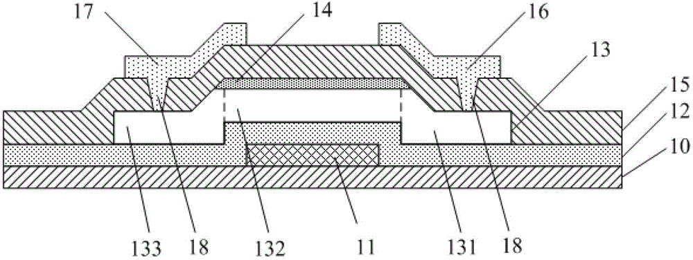Oxide thin-film transistor with bottom-gate structure and manufacturing method thereof