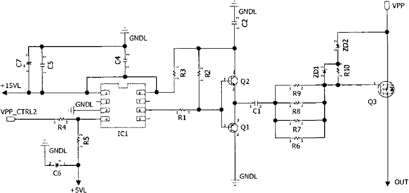 Control circuit of switching tube