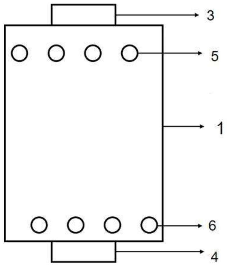 H-shaped finned tube type phase-change heat reservoir