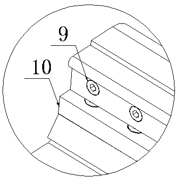 Loading and swing conveying device for automobile seat shaft clamping bolts