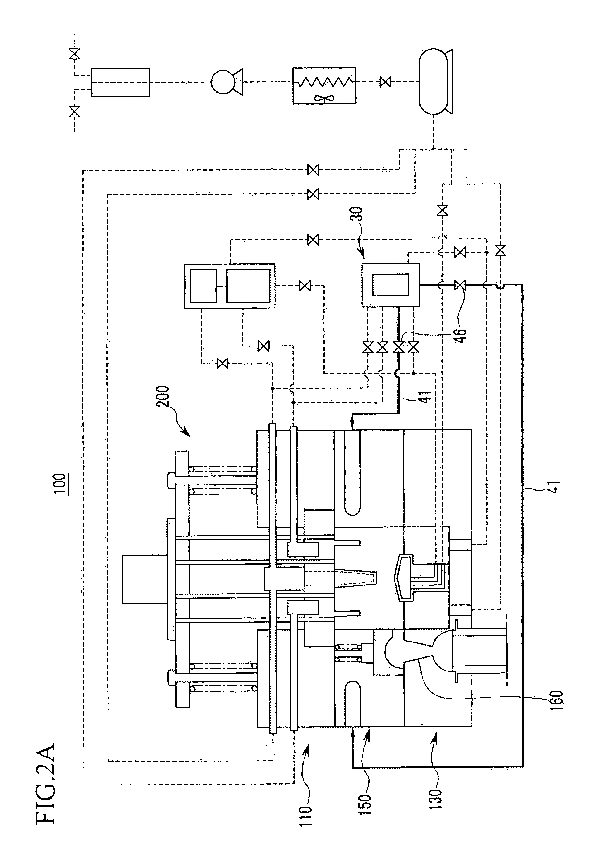 Cooling System for low pressure casting device