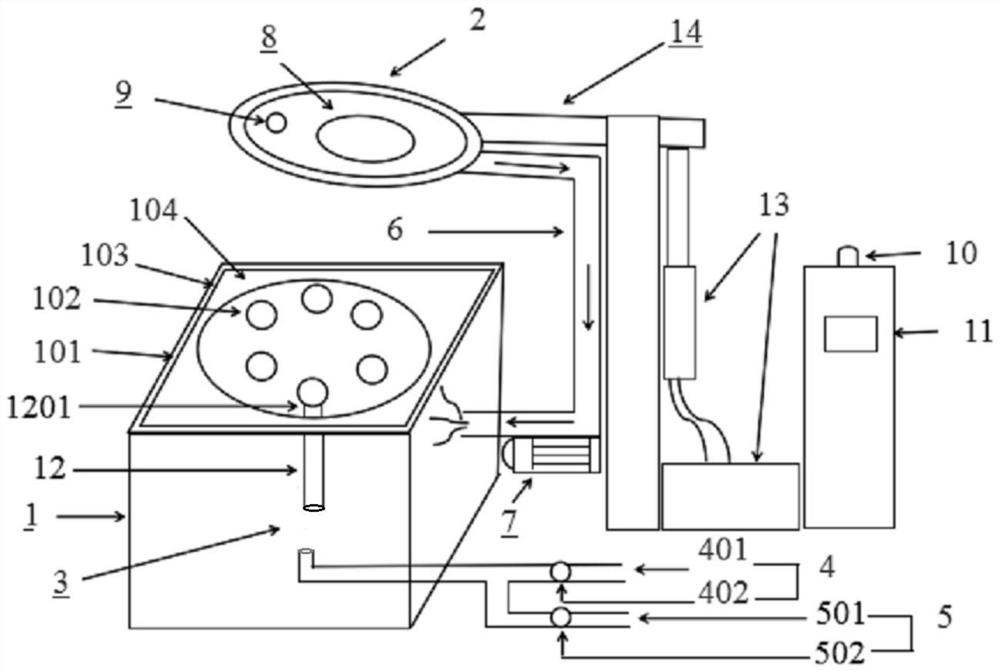 Energy-saving tundish submersed nozzle baking oven and baking method