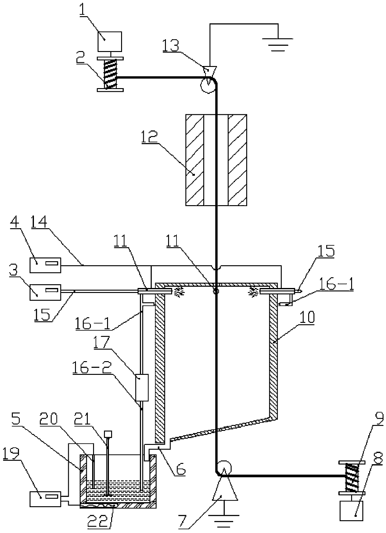 Wire surface spraying device