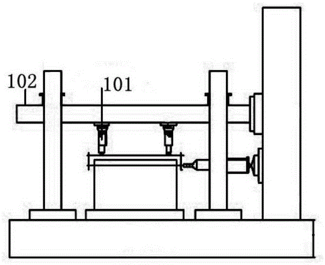 Jack support capable of sliding horizontally and earthquake resistance static test system