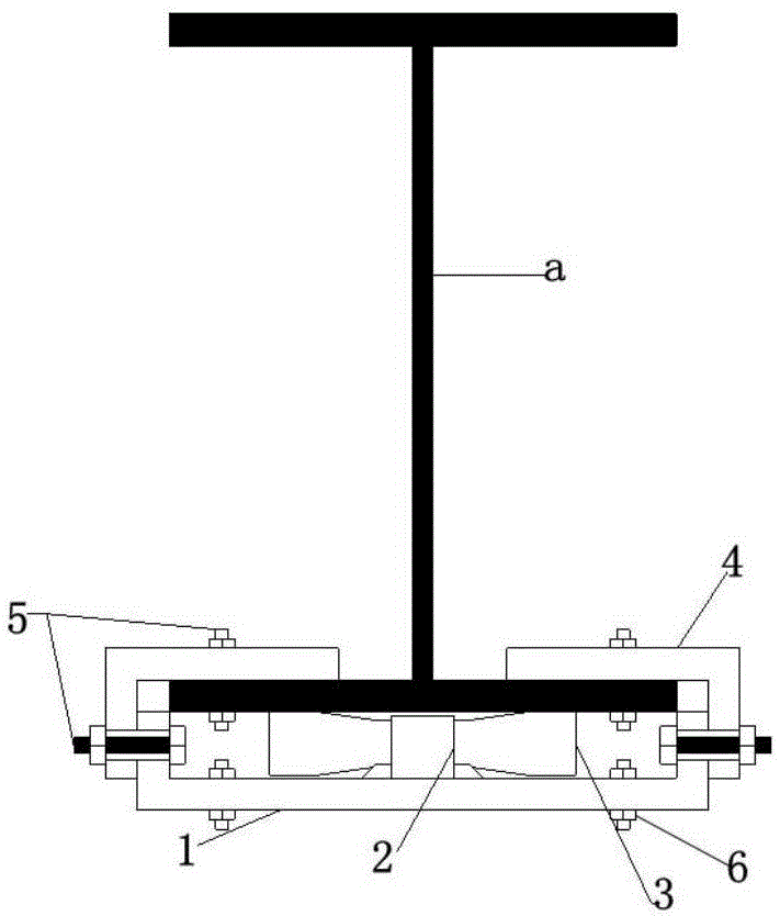 Jack support capable of sliding horizontally and earthquake resistance static test system