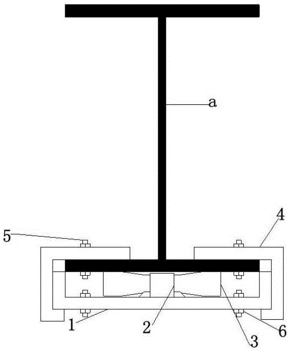 Jack support capable of sliding horizontally and earthquake resistance static test system