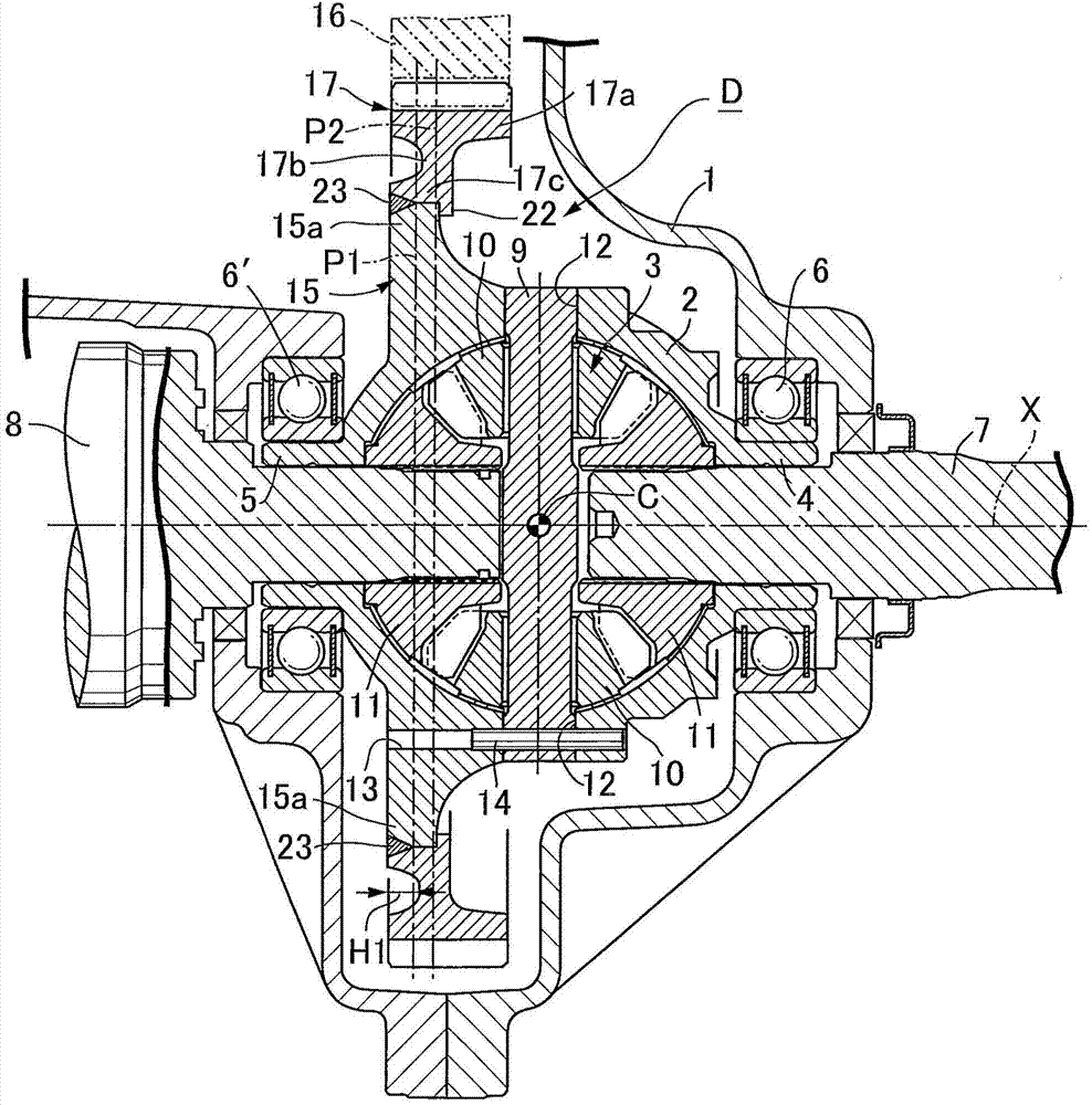 Differential device and method of manufacturing the same