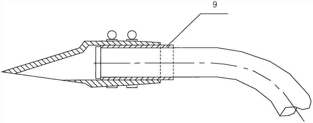 Novel seal of saxophone bent neck and saxophone mouthpiece