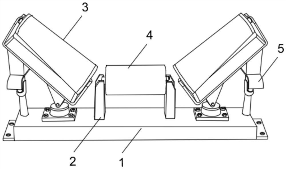 A roller belt conveyor