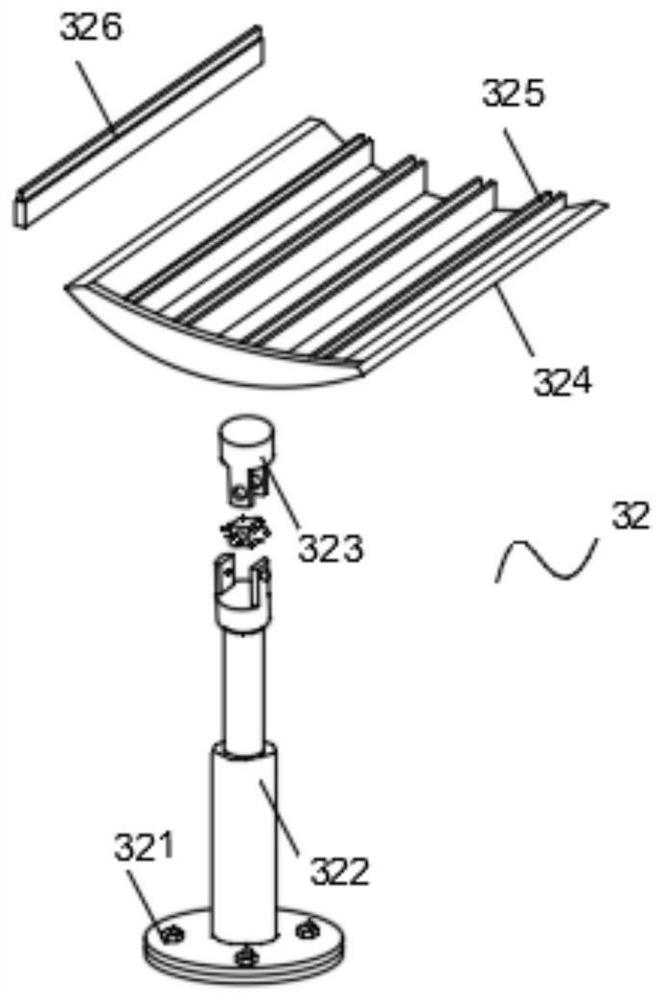 A roller belt conveyor