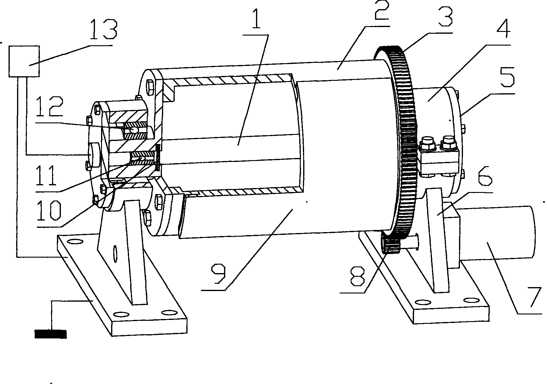 Plasma auxiliary high-energy roller ball mill device