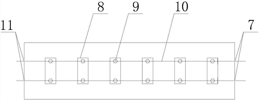 Diamond wire horizontal sand feeding device