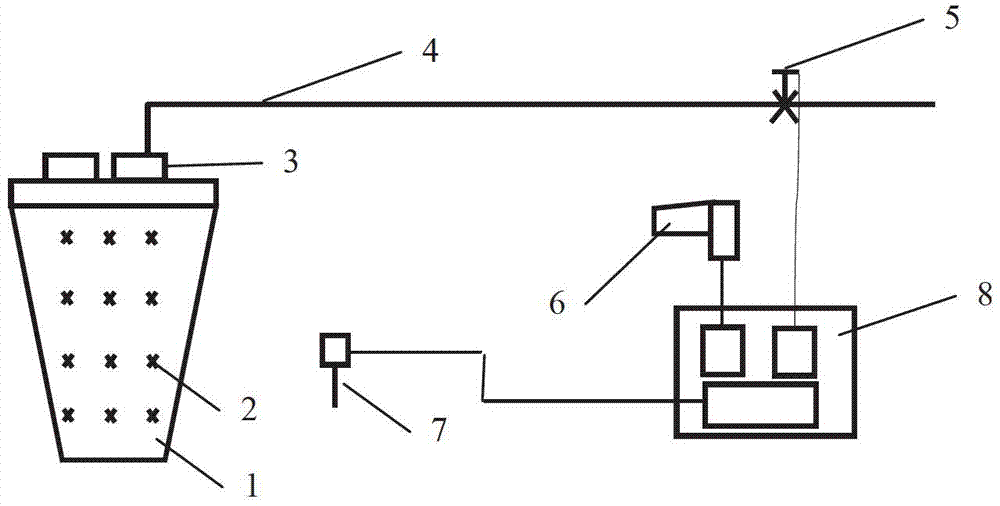 Method and device for rapidly and accurately detecting and controlling baking temperature of ladle