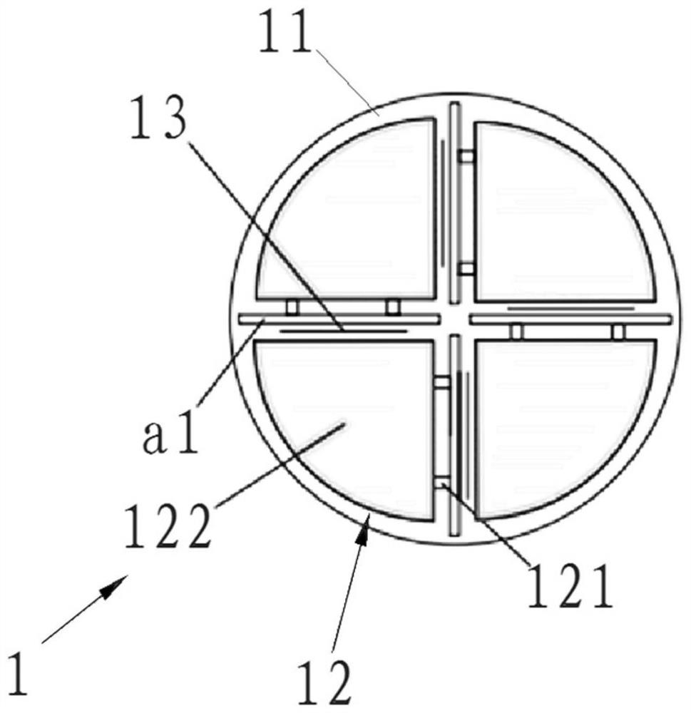 Deployable corner reflector device and storage and release method thereof