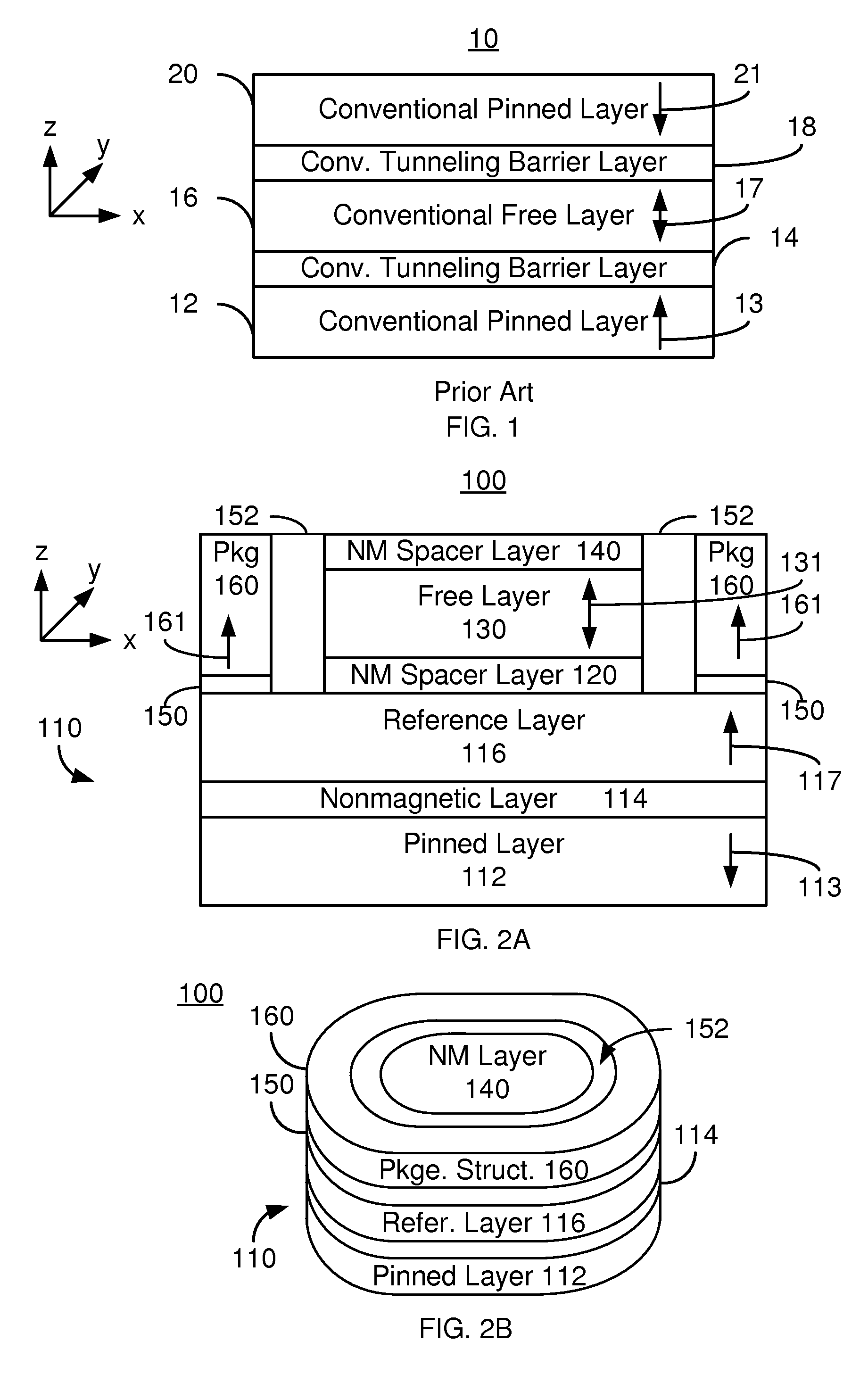 Method and system for providing magnetic junctions including a package structure usable in spin transfer torque memories