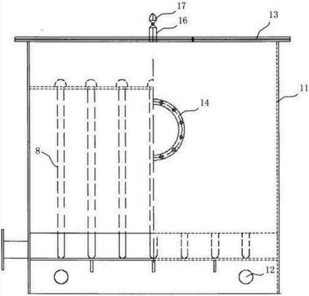 Rainwater recycling system and treatment method thereof