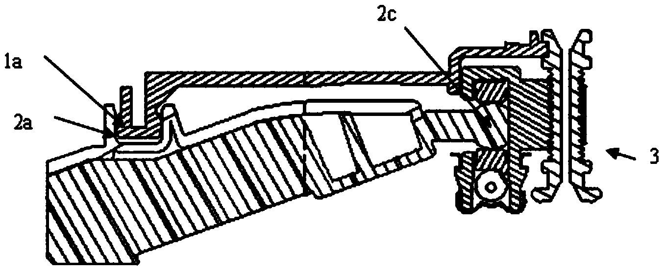 Adjusting device for distance and passing light shapes of automobile head light