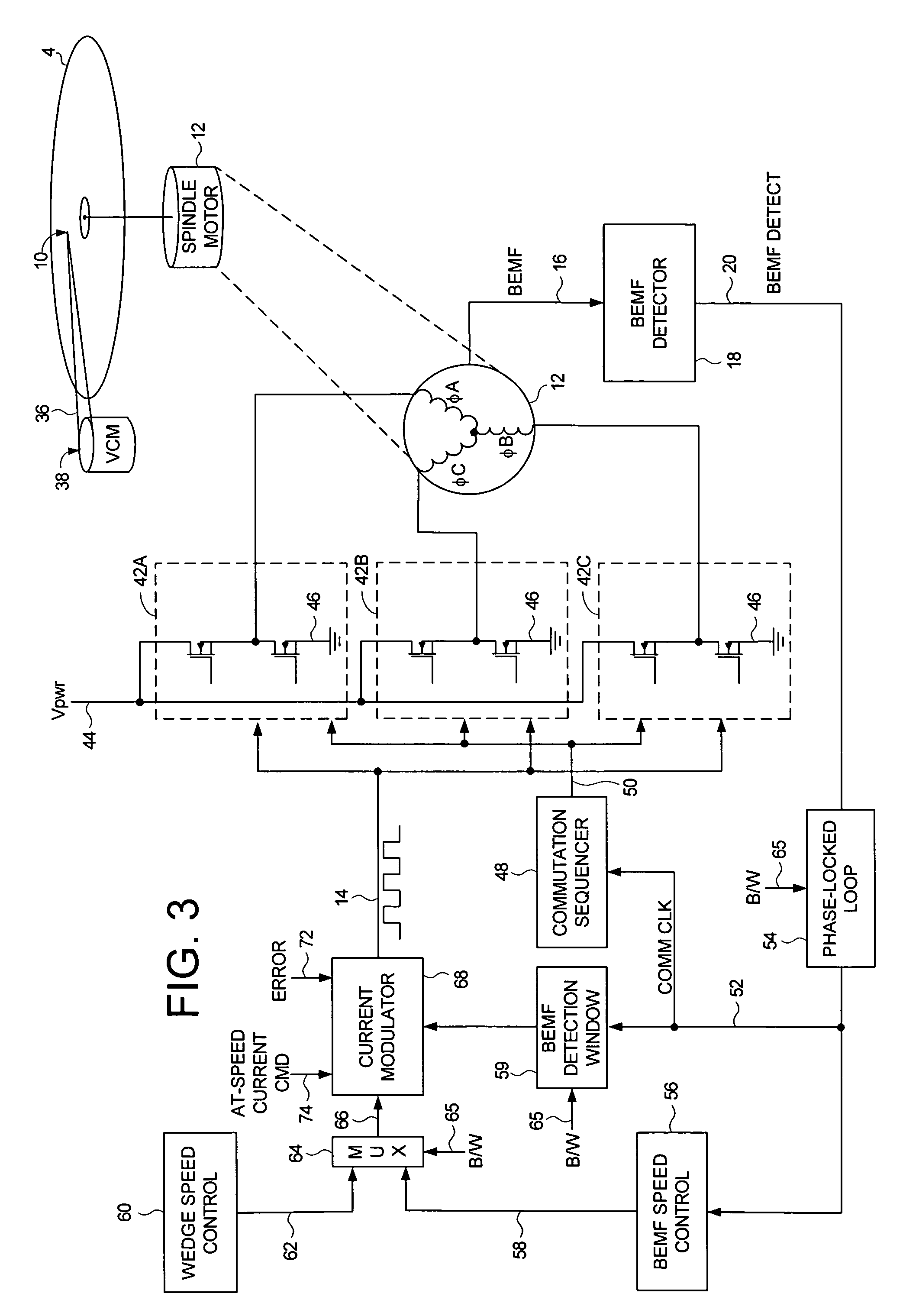 Disk drive employing wedge spindle speed control with eccentricity compensation