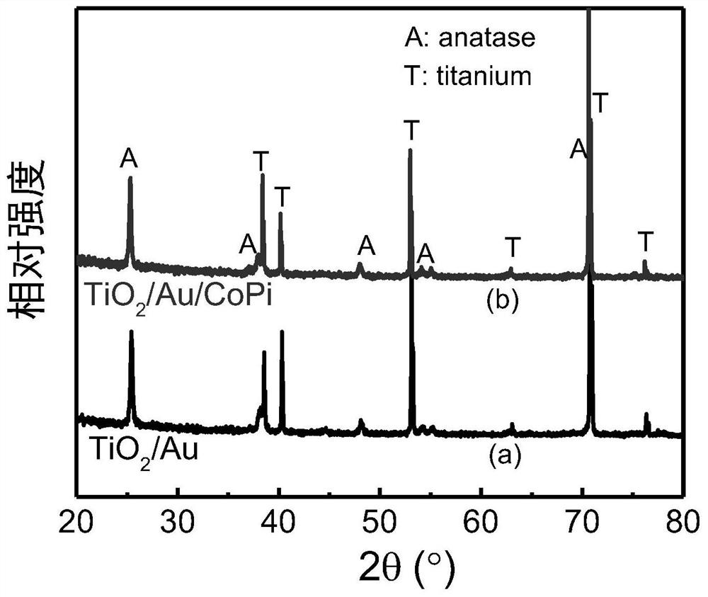 a tio  <sub>2</sub> Fabrication method of /au/copi composite nanotube array photoanode