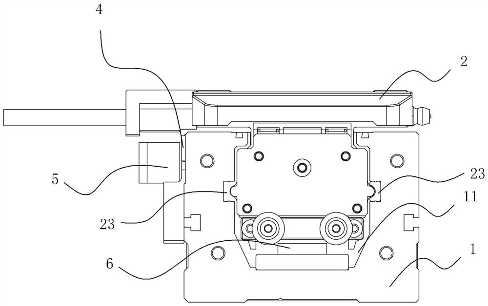 Linear motor module with embedded guide rail