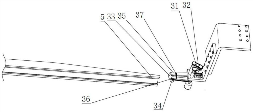 A point rail grinding device for track maintenance vehicles