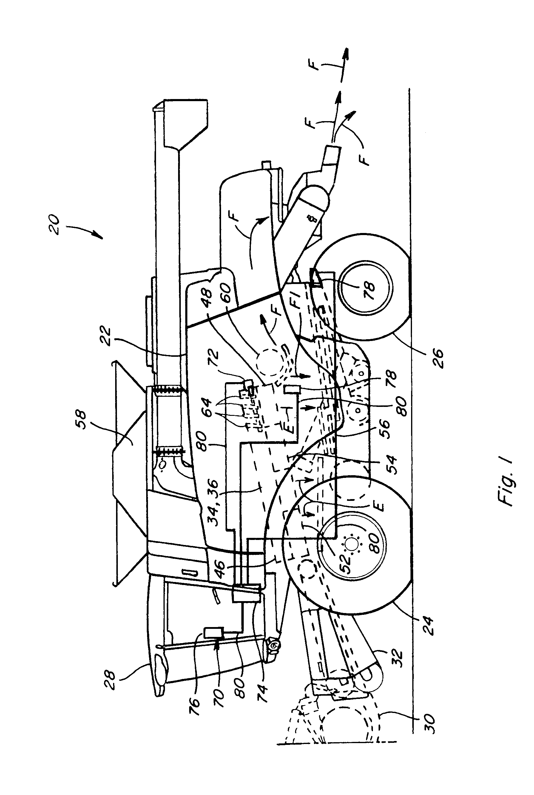 Remote control adjustable threshing cage vane system and method