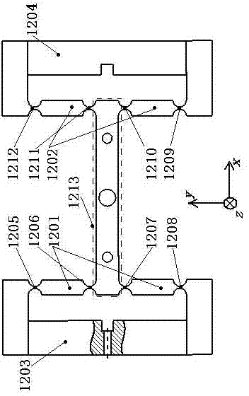 Two-degree-of-freedom dynamic error counteracting device for free-form surface ultra-precision turning