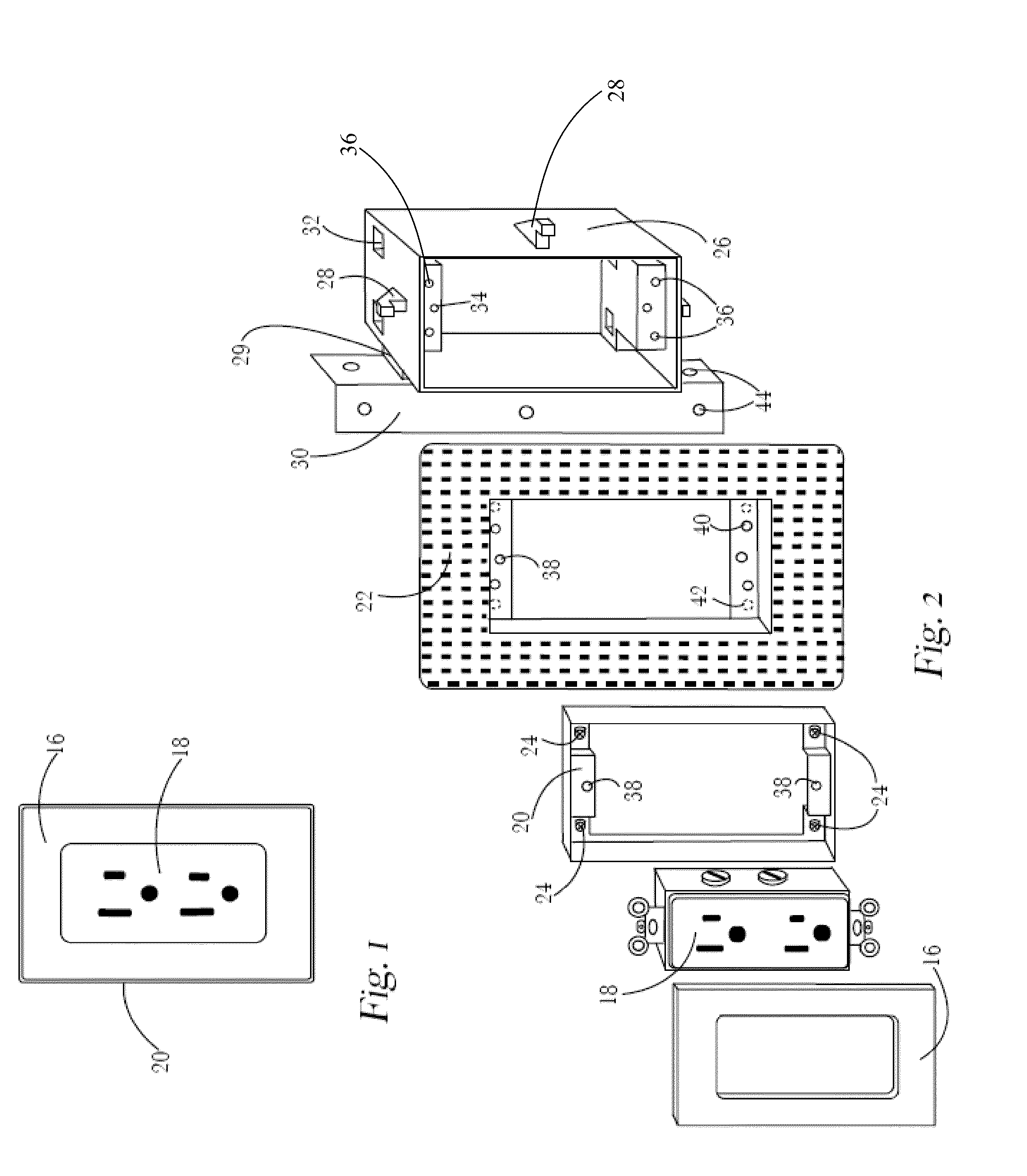 Adjustable wall enclosure for electrical devices and the like