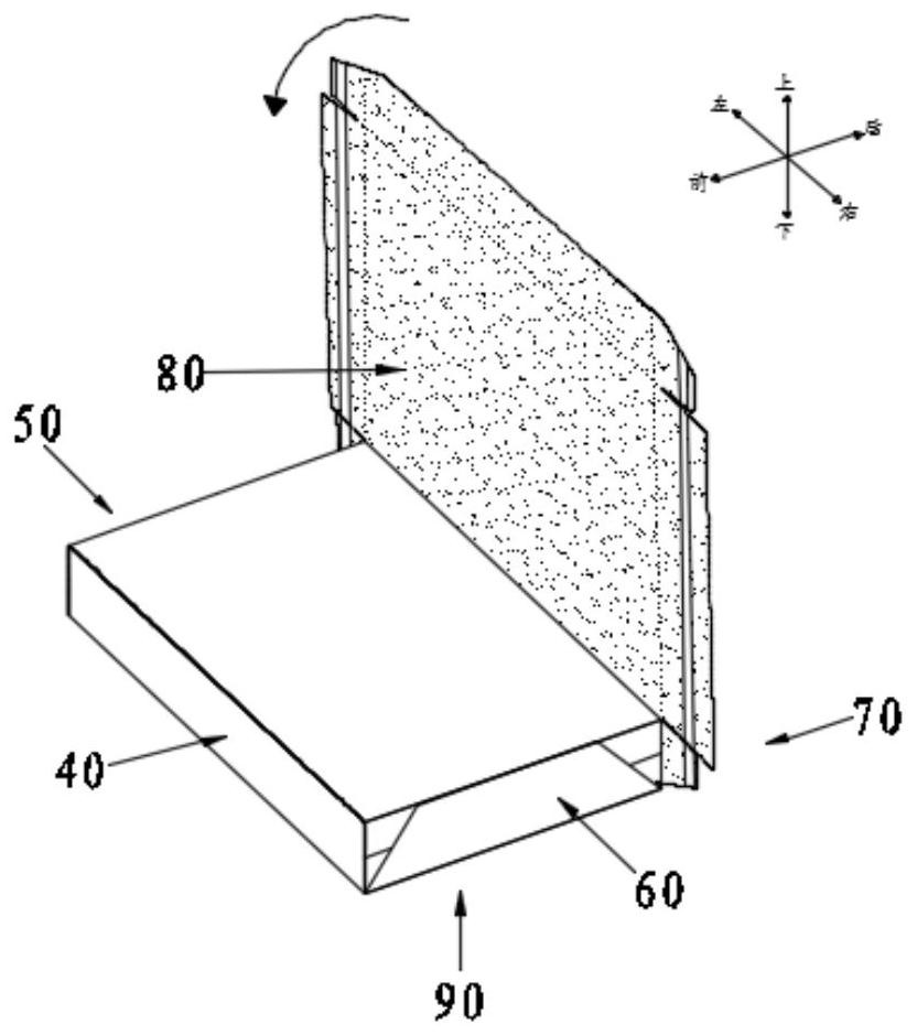 Laminated surface paper with avoiding belts and manufacturing method of uncovered line-drawing-free open box