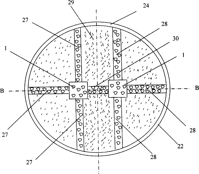 A kind of preparation method of stainless steel slag water seepage expansion cooling column