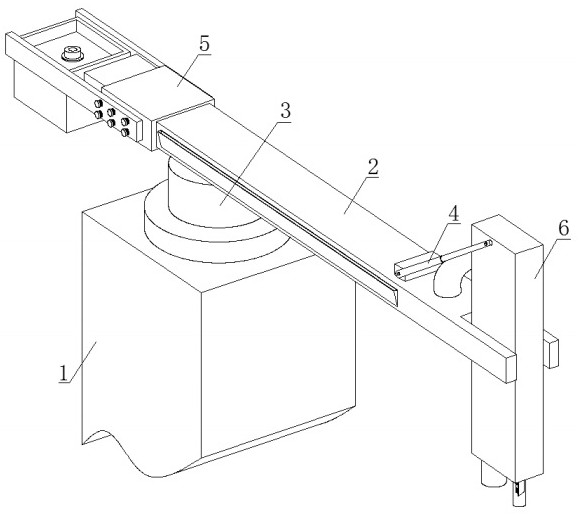 Screw ship unloader with scraper assembly for ships and its implementation method