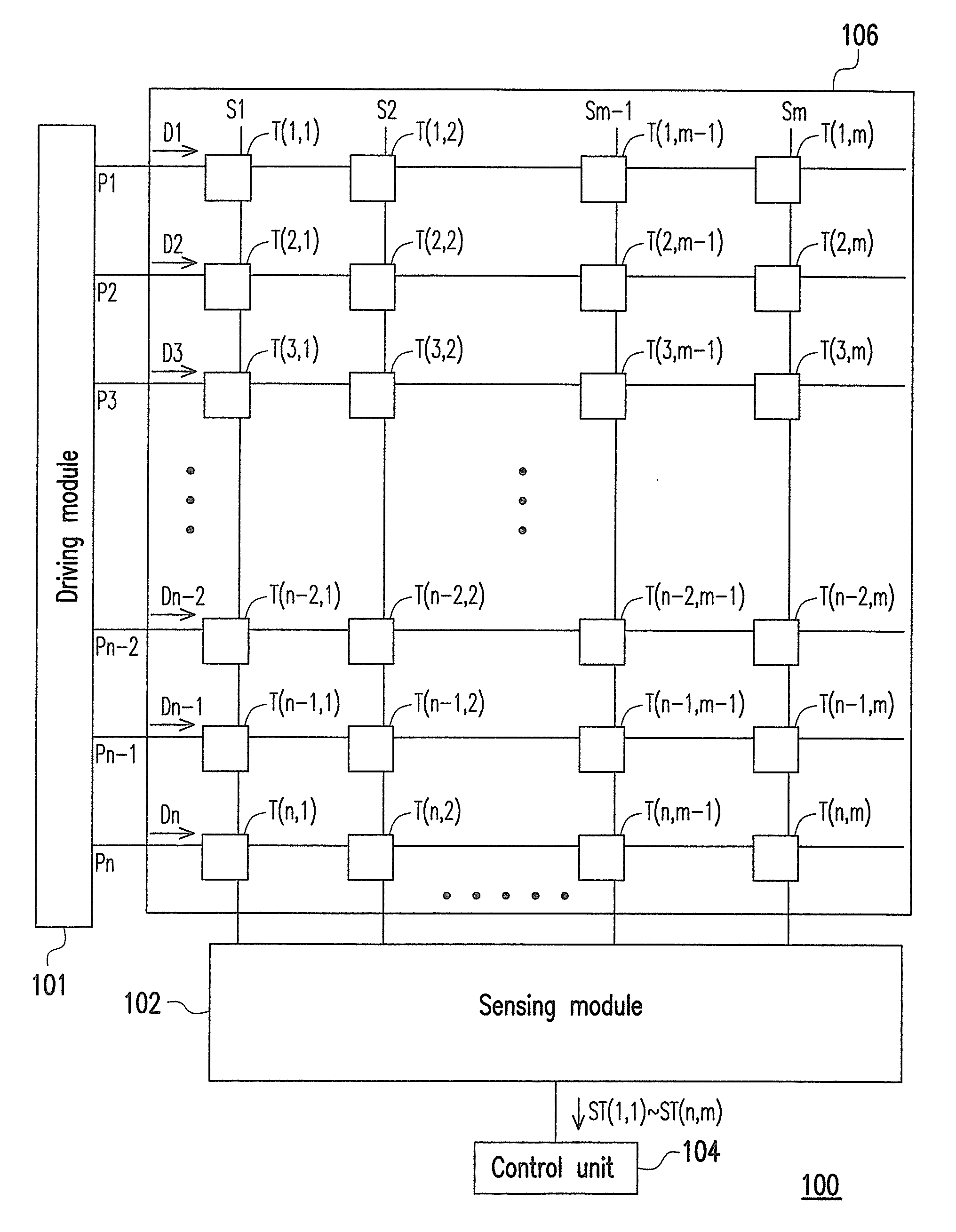 Touch apparatus and touch sensing method thereof