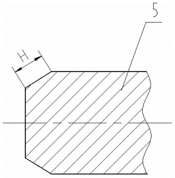 An integrated shaft three-roller corner rolling device for continuous casting slab corner rolling