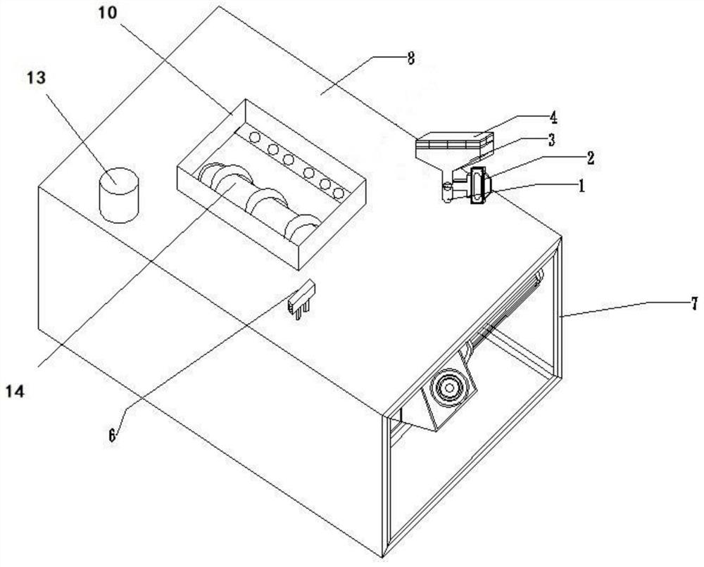 Degradation tank ammonia concentration-based automatic strain adding device