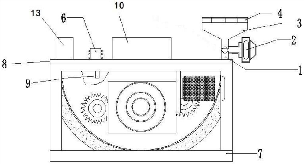 Degradation tank ammonia concentration-based automatic strain adding device