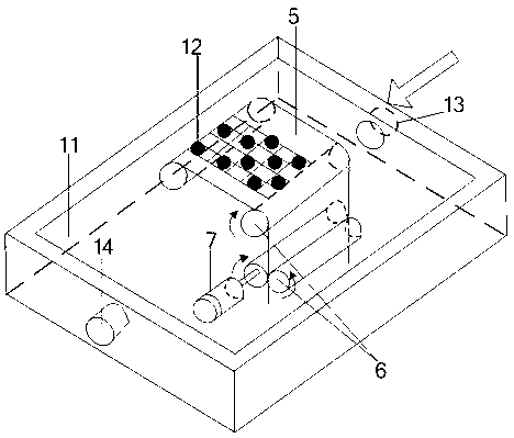 Vascular endothelial cell elastic substrate culture device