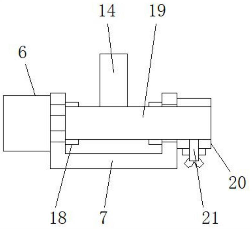 A mobile phone frame sandblasting fixture