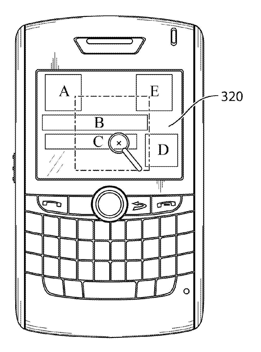 Method and apparatus for providing zoom functionality in a portable device display