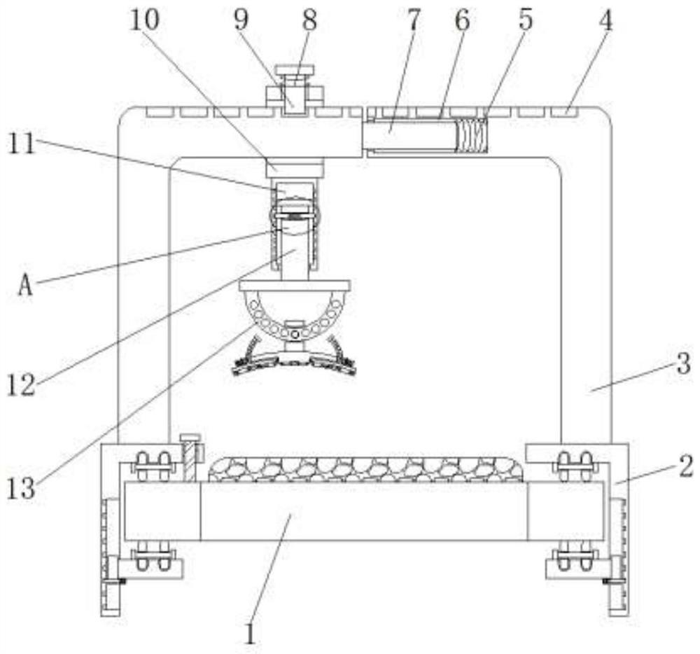 Pressing hemostasis device for nursing after angiocardiography