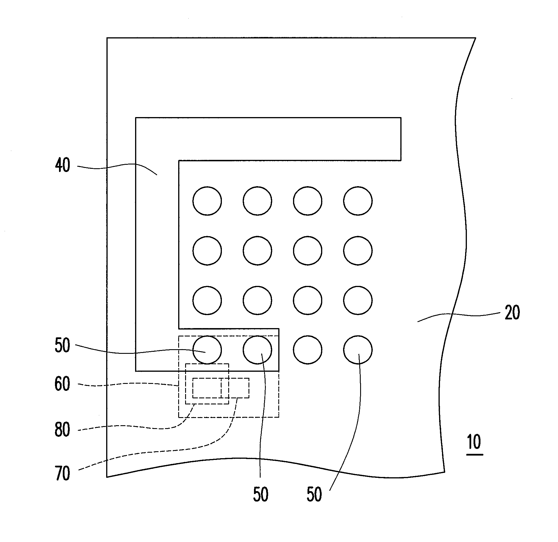 Handheld device and disposition method of planar antenna
