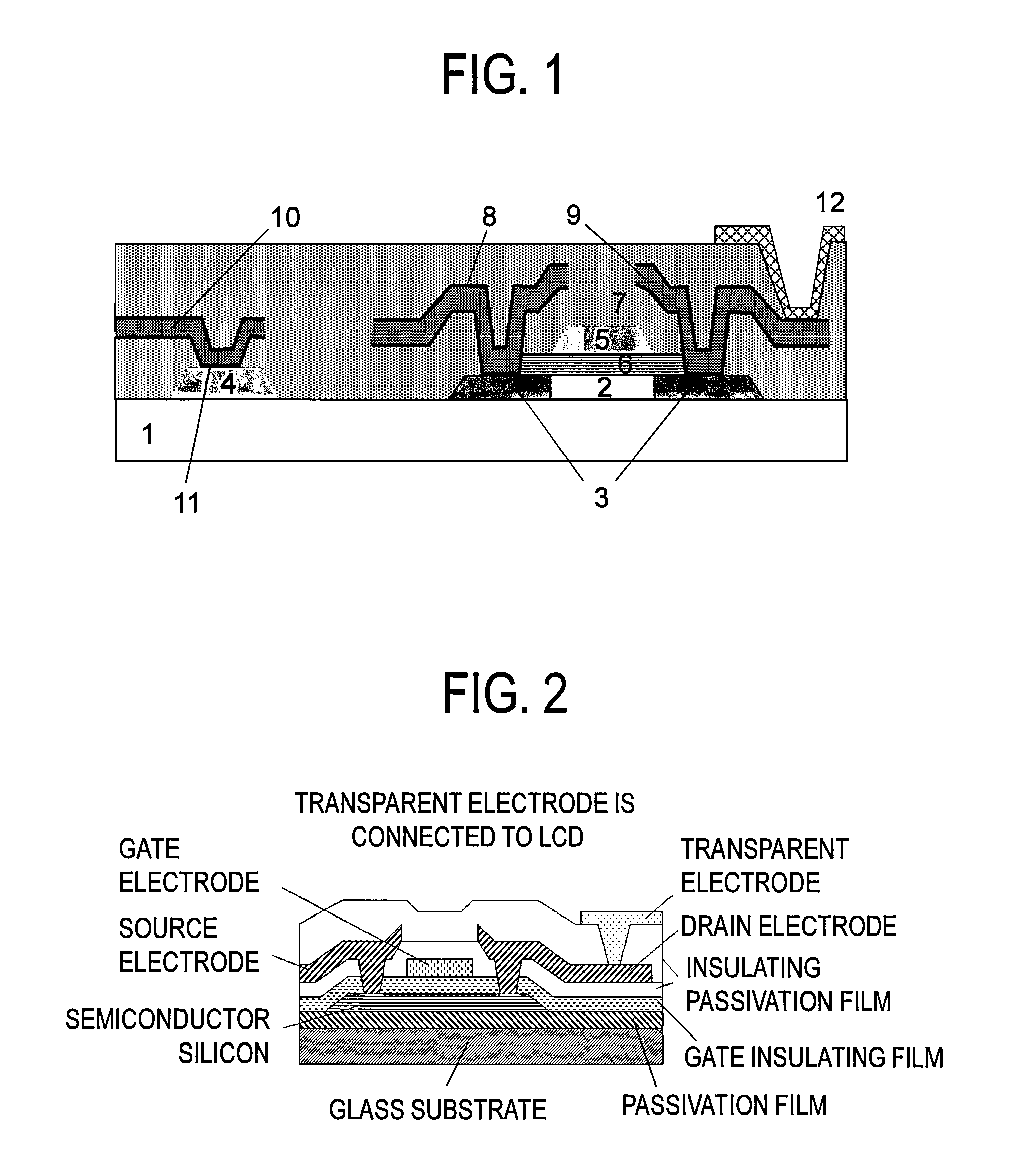 Wiring structure for display device