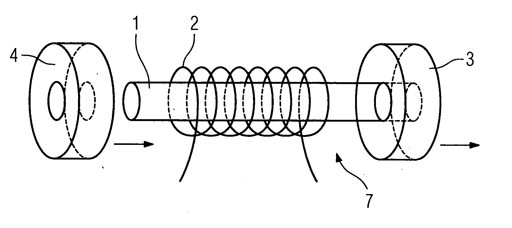 Induction coil for a hearing aid